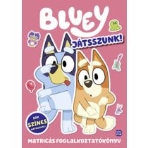 Bluey játsszunk! - Matricás foglalkoztatókönyv