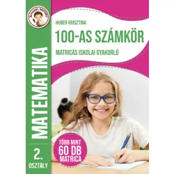   Ügyesedj, okosofj: 100-as számkör matricás iskolai gyakorló 2. osztály