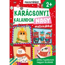   Karácsonyi kalandok nagy matricákkal játékos foglalkoztató kicsiknek