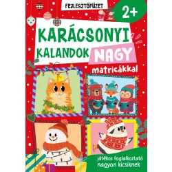   Karácsonyi kalandok nagy matricákkal játékos foglalkoztató kicsiknek