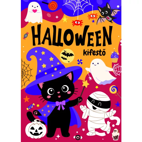 Halloween kifestő matricákkal