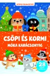 Csöpi és Kormi- Móka karácsonyig 28 vidám matricával