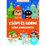 Csöpi és Kormi- Móka karácsonyig 28 vidám matricával