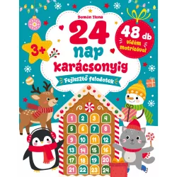   24 nap karácsonyig Fejlesztő feladatok 48 db vidám matricával +3