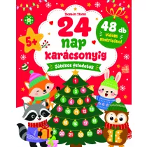   24 nap karácsonyig Játékos feladatok 48 db vidám matricával 5+