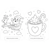 Ho-ho-hó Télapó kifestő kicsiknek