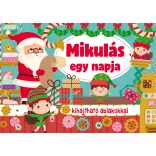 Mikulás egy napja - kihajtható ablakokkal