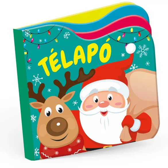 Télapó fürdőskönyv vidám hullámokkal