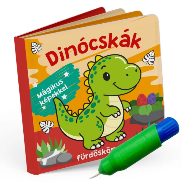 Dinócskák fürdőskönyv - színváltós, mágikus képekkel 