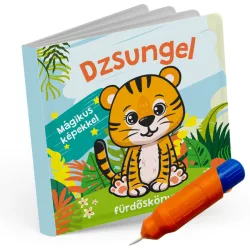 Dzungel fürdőskönyv - színváltós, mágikus képekkel 