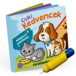 Cuki kedvencek fürdőskönyv -színváltós, mágikus képekkel
