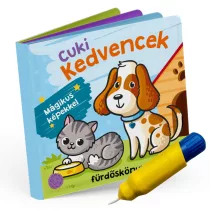   Cuki kedvencek fürdőskönyv -színváltós, mágikus képekkel