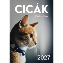 2027 Naptár: Cicák idézetekkel 