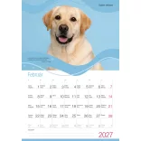 2027 Naptár: Kutyák idézetekkel 