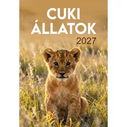 2027 Naptár: Cuki állatok