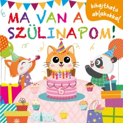 Ma van a szülinapom! -kihajtható ablakokkal