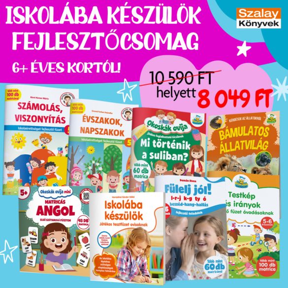 Iskolába készülök! - fejlesztőcsomag 6+ éves kortól