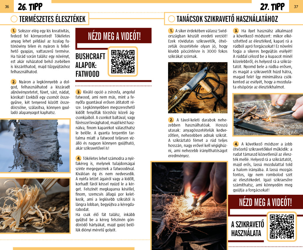 Tippek túrázóknak - csipetnyi bushcrafttal - Természetbarátok zsebkönyve