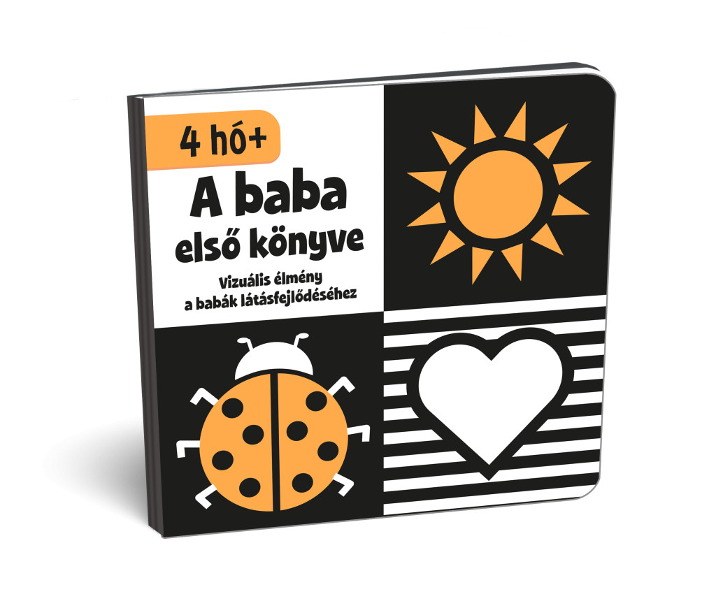 A baba első könyve 4 hó+ - vizuális élmény Új leporello  akciós termékkép 1