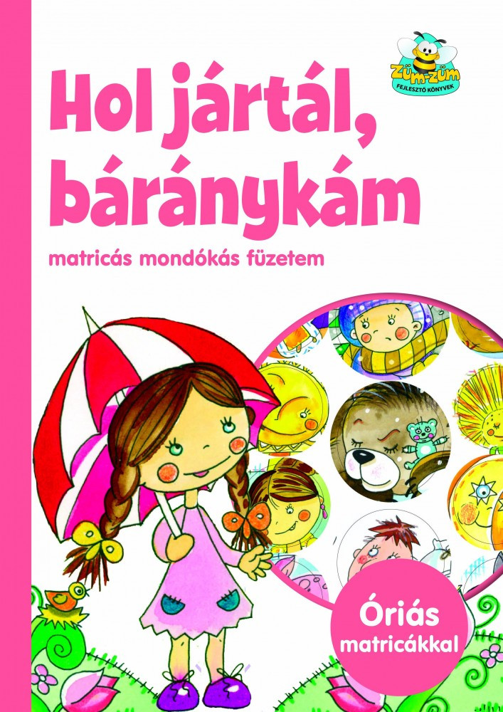 Hol jártál, báránykám - matricás mondókás füzetem