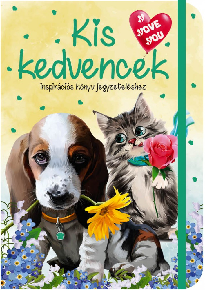 Kis kedvencek - Inspirációs könyv jegyzeteléshez / Gumiszalagos Inspirációs könyv /  akciós termékkép 1