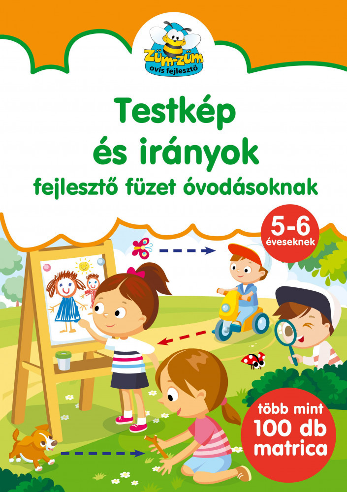 Testkép és irányok - fejlesztő füzet óvodásoknak akciós termékkép 1