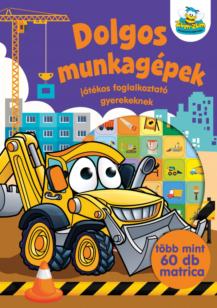 Dolgos munkagépek - játékos foglalkoztató gyerekeknek akciós termékkép 1