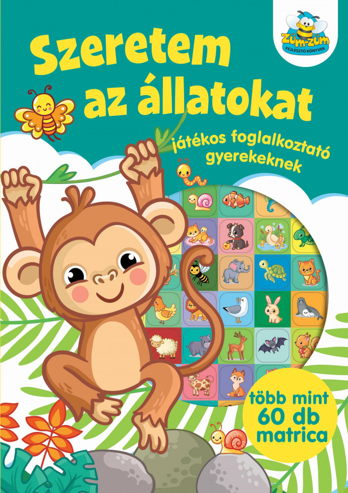 Szeretem az állatokat - játékos foglalkoztató gyerekeknek  akciós termékkép 1