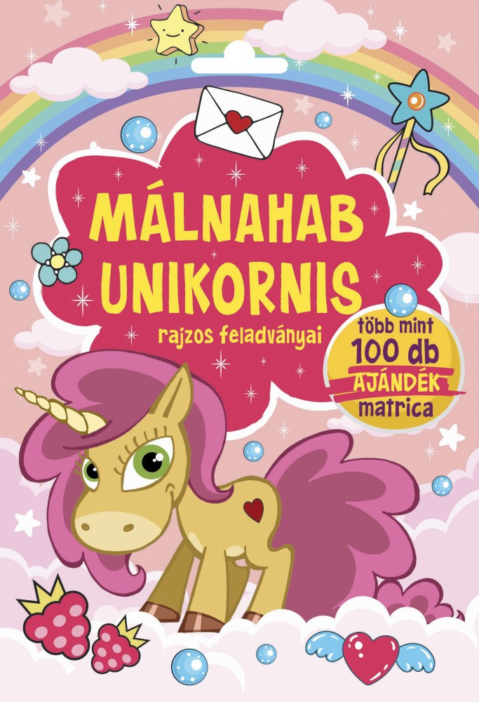 Málnahab unikornis rajzos feladványai akciós termékkép 1