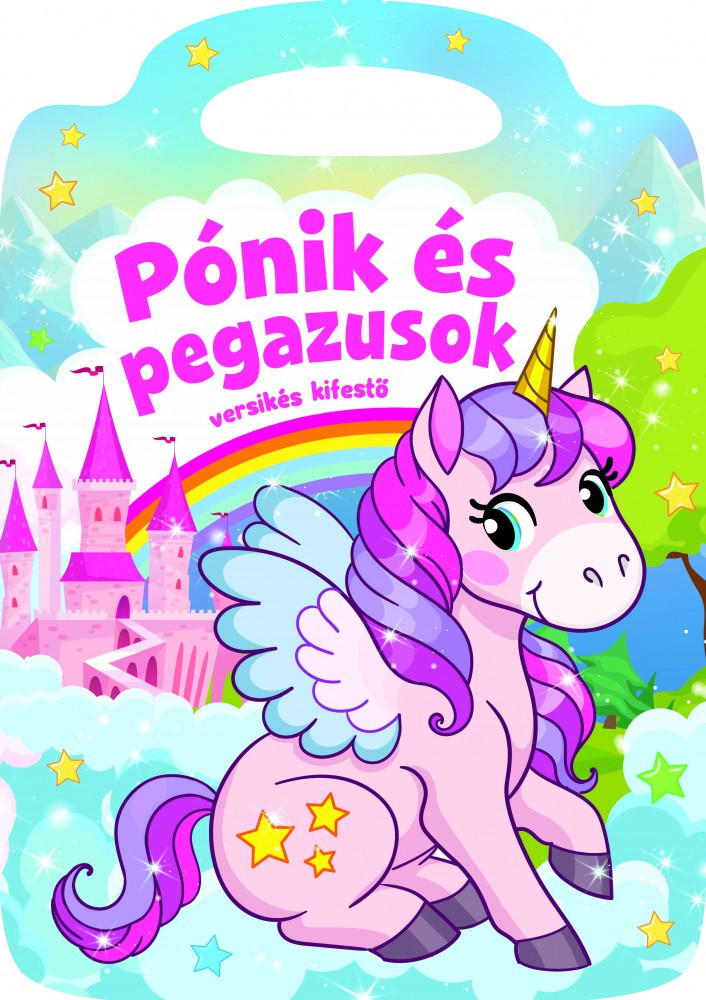 Pónik és pegazusok - versikés kifestő akciós termékkép 1