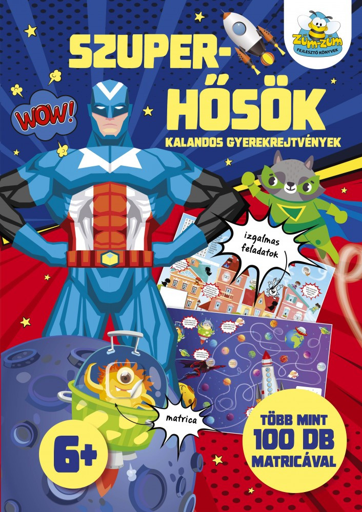 Szuperhősök - Kalandos gyerekrejtvények akciós termékkép 1