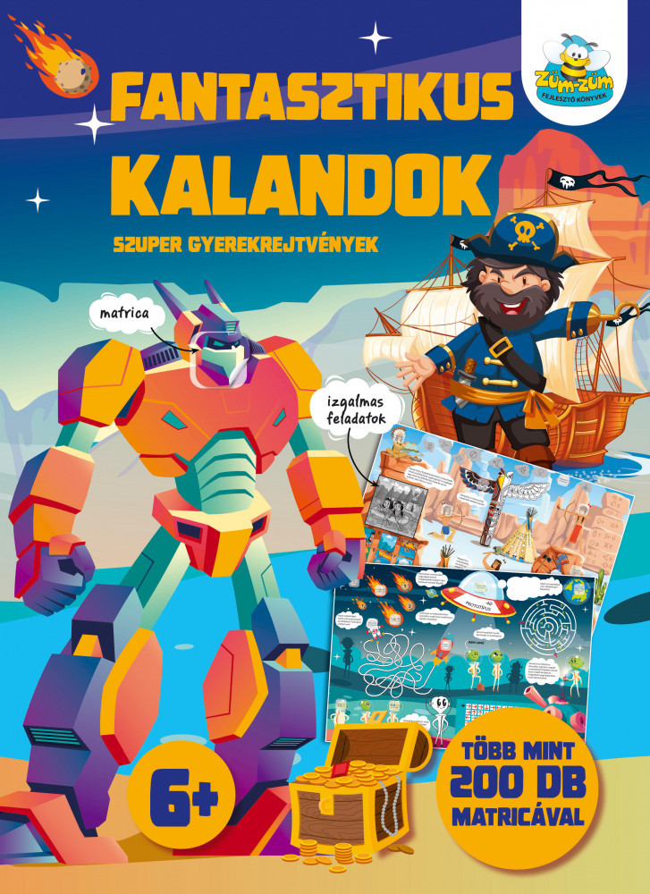 Fantasztikus kalandok - szuper gyerekrejtvények akciós termékkép 1