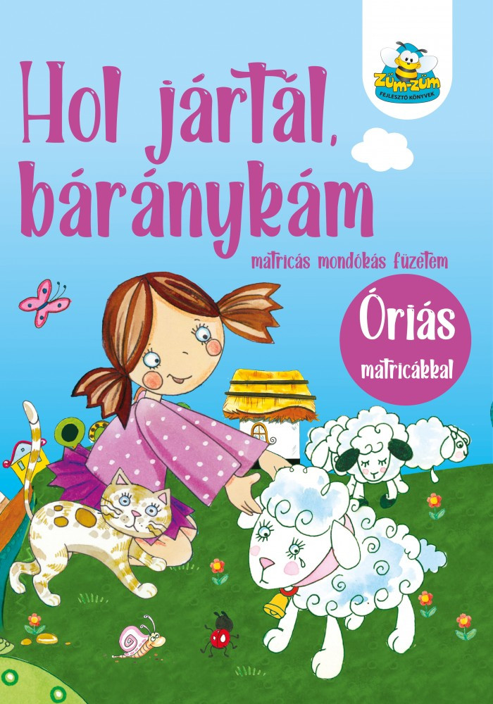 Hol jártál, báránykám - matricás mondókás füzetem akciós termékkép 1