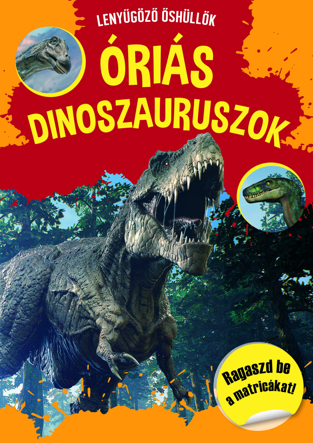 Óriás dinoszauruszok - beragasztható matricákkal - ÚJ akciós termékkép 1