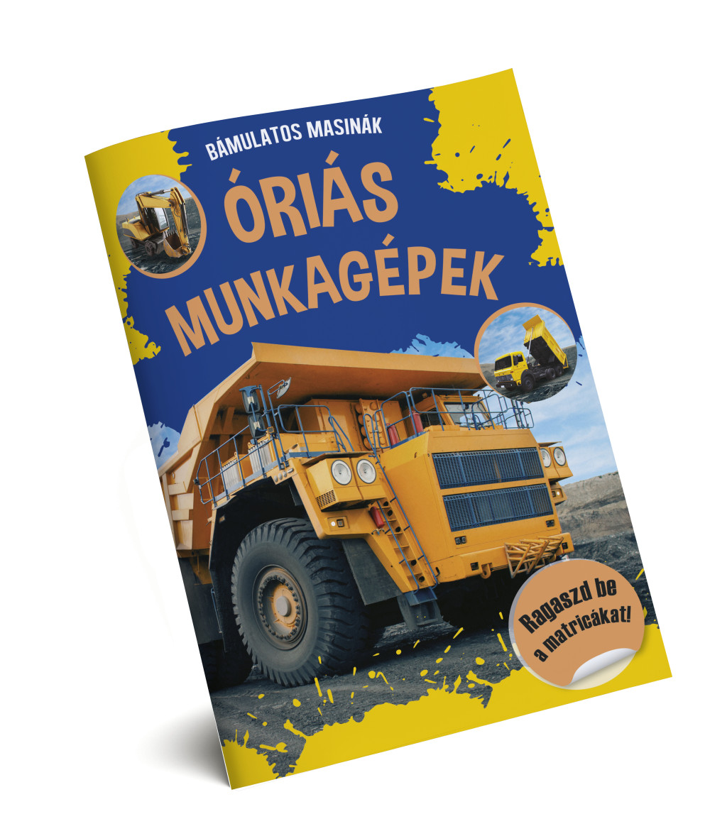 Óriás munkagépek - beragasztható matricákkal - ÚJ akciós termékkép 1