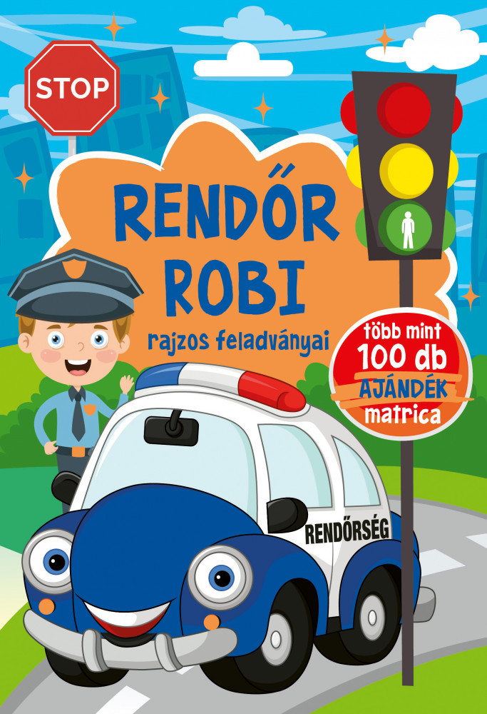 Rendőr Robi rajzos feladványai akciós termékkép 1