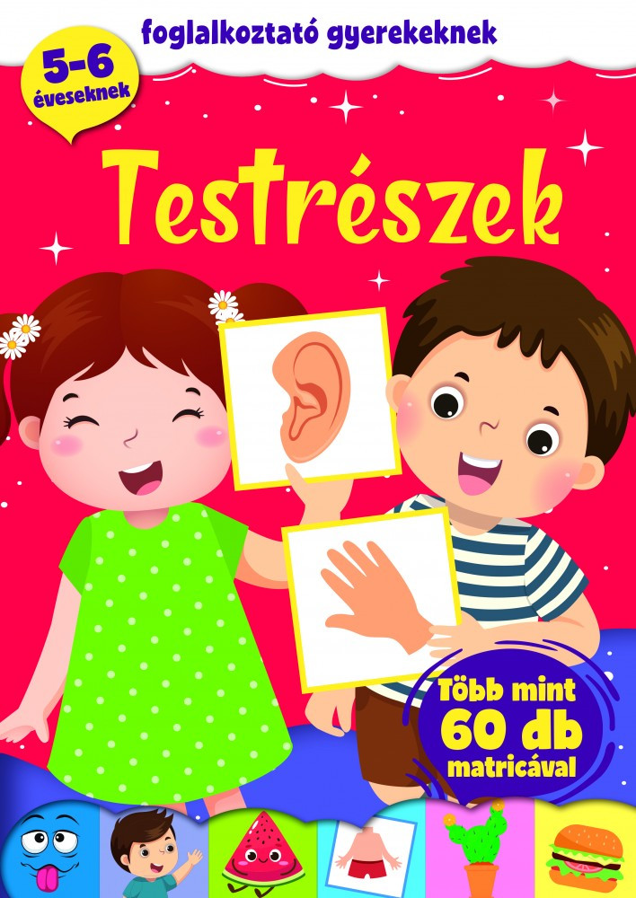 Testrészek - foglalkoztató gyerekeknek