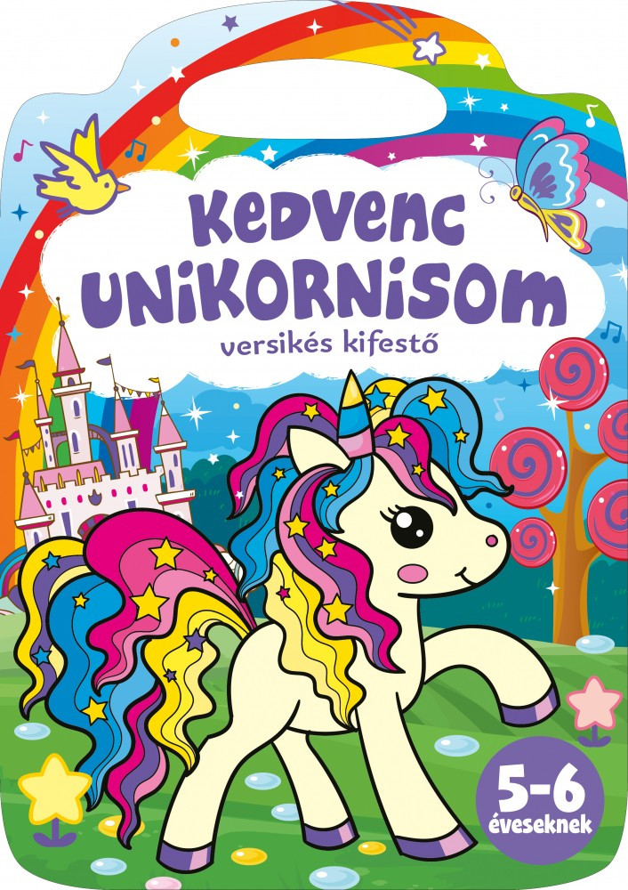 Kedvenc unikornisom - versikés kifestő akciós termékkép 1