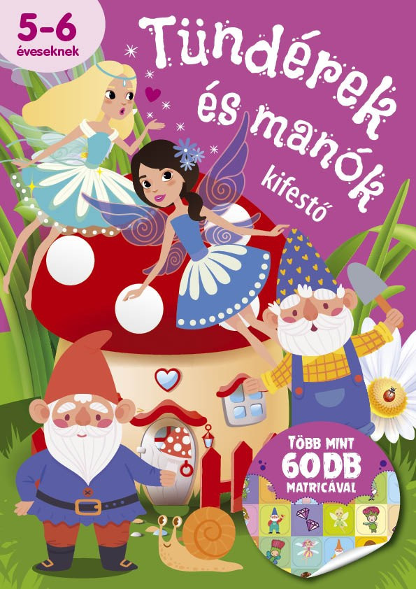 Tündérek és manók - kifestő akciós termékkép 1