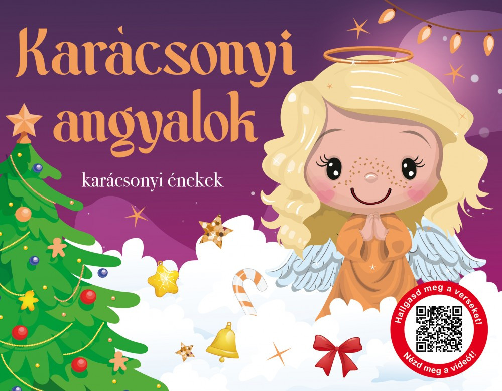 Karácsonyi angyalok - karácsonyi énekek (szállítási sérült) (kartonkönyv) akciós termékkép 1
