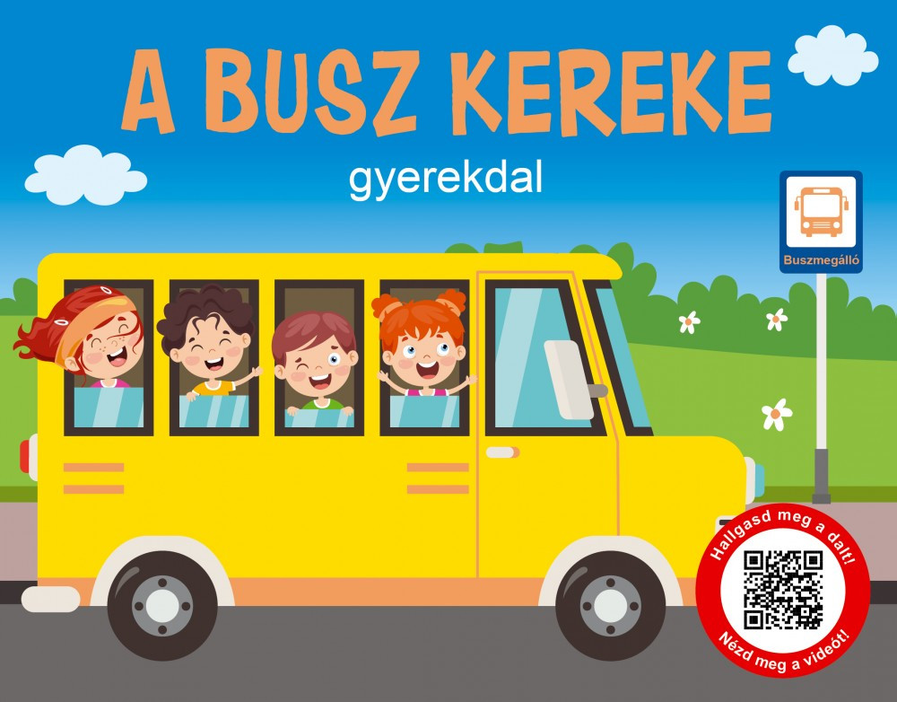 A busz kereke - gyerekdal (kartonkönyv) akciós termékkép 1