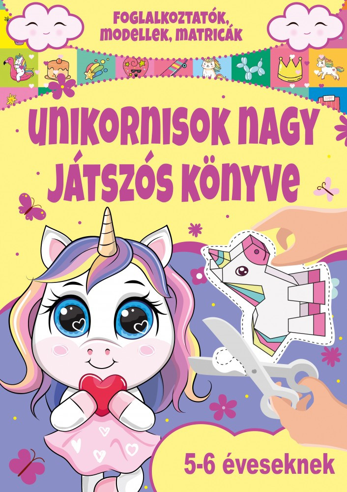 Unikornisok nagy játszós könyve akciós termékkép 1