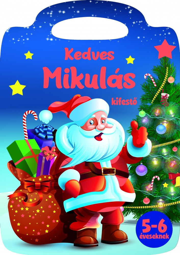 Kedves Mikulás - kifestő akciós termékkép 1