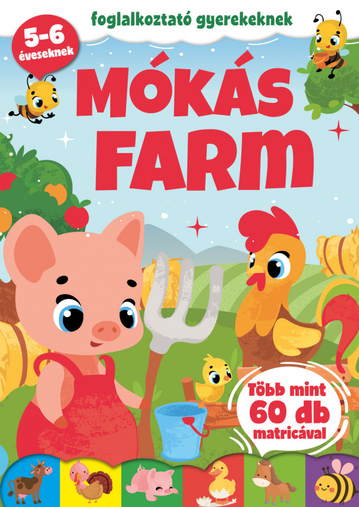 Mókás farm - foglalkoztató gyerekeknek akciós termékkép 1