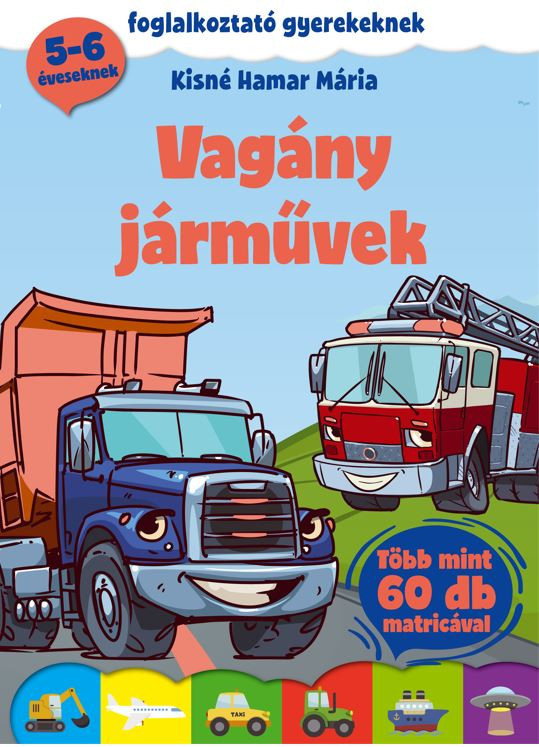 Vagány járművek - foglalkoztató gyerekeknek akciós termékkép 1