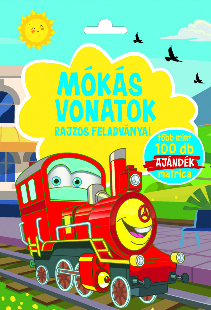 Mókás vonatok - rajzos feladványai akciós termékkép 1