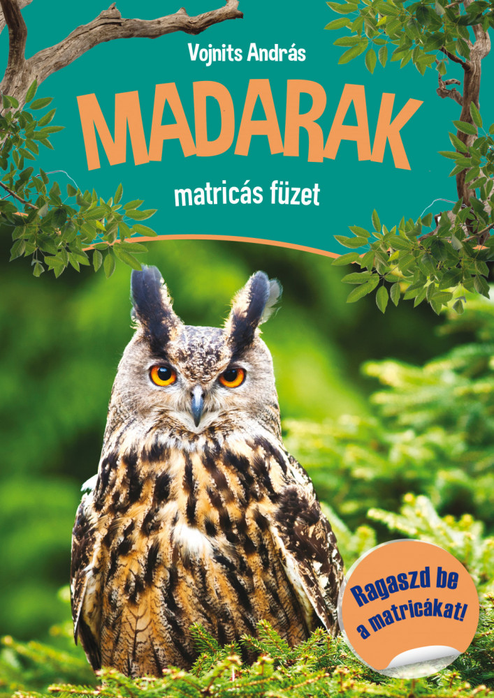 Madarak matricás füzet - Ragaszd be a matricákat! akciós termékkép 1