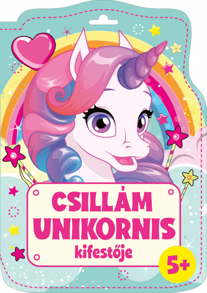 Csillám unikornis kifestője 5+ akciós termékkép 1