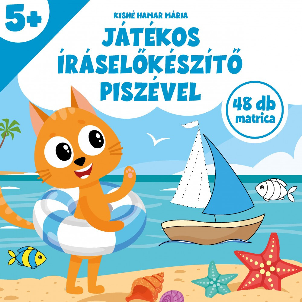 Játékos íráselőkészítő Piszével - 48 db matrica 5+ akciós termékkép 1