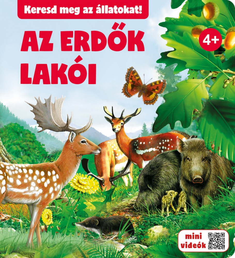 Az erdők lakói 4+ Keresd meg az állatokat! akciós termékkép 1